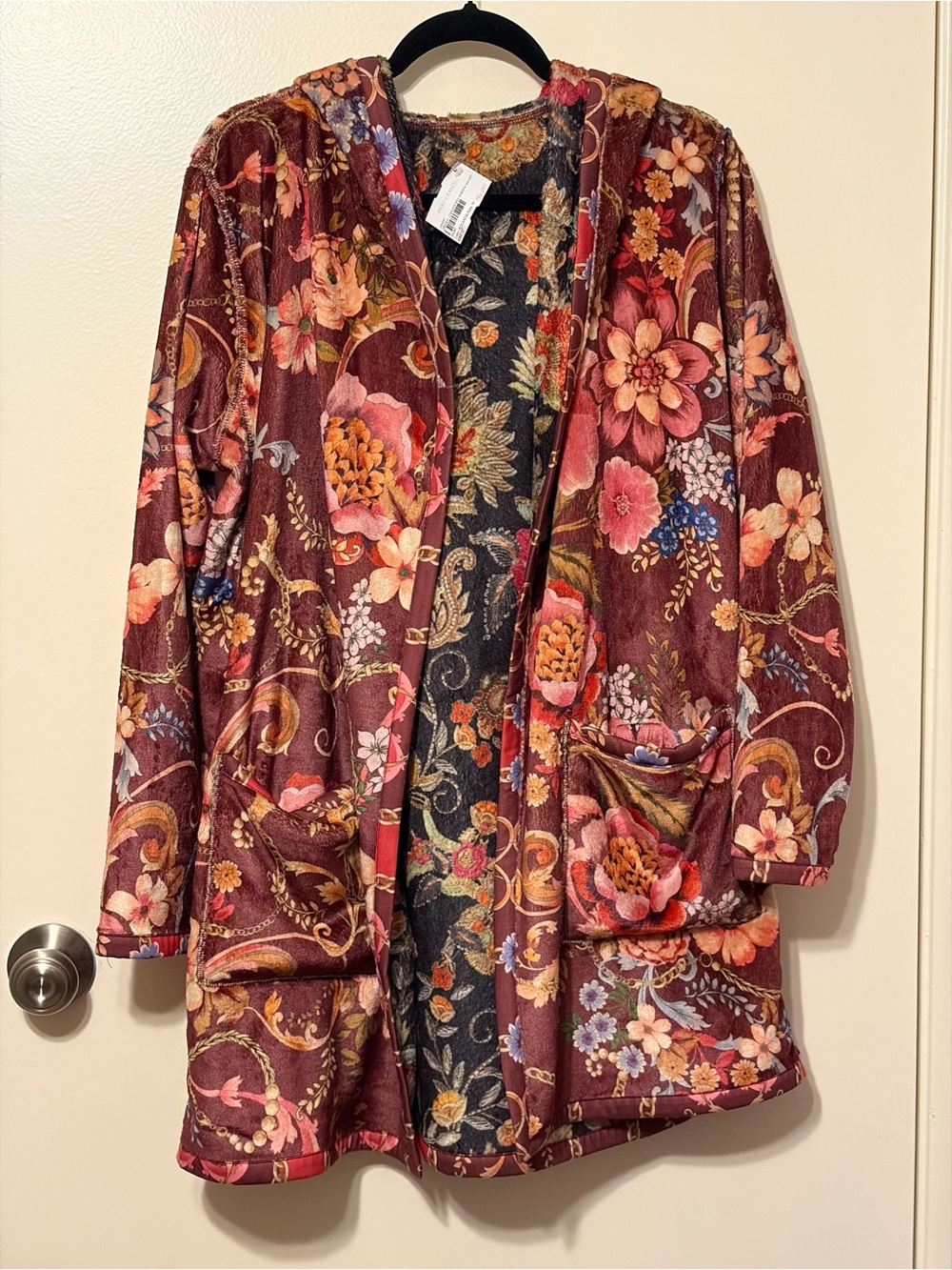Johnny Was Joan Midi Rev Sherpa Jacket